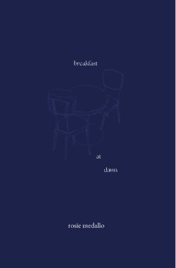 Breakfast at Dawn | Rosie Medallo | Poetry