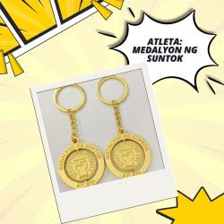 ATLETA MEDALYON NG SUNTOK KEYCHAIN | WILBERT ROSS